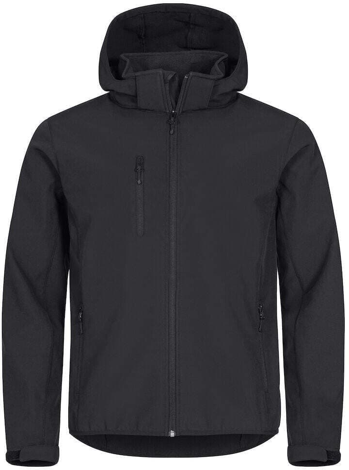 Classic Softshell Nero Triplo Strato con Cappuccio Taglie Forti in Giacche impermeabili Dresswork - Como, commercioVirtuoso.it