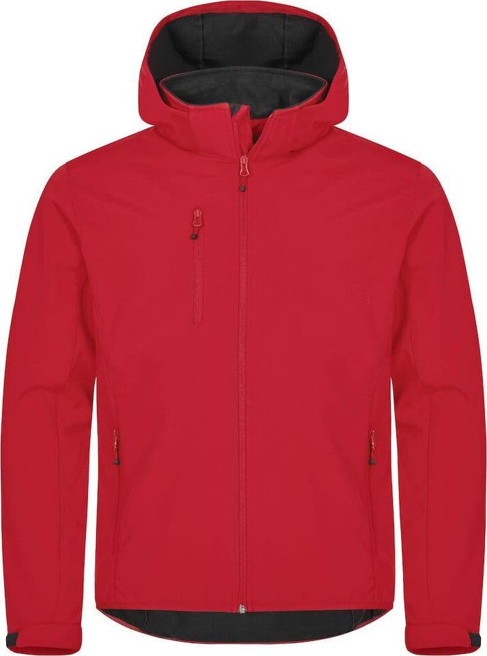 Classic Softshell Rosso Triplo Strato con Cappuccio in Giacche impermeabili Dresswork - Como, commercioVirtuoso.it