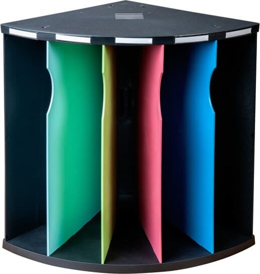 Classificatore ergonomico 5 scomparti The Corner - arlecchino - Exacompta Cancelleria e prodotti per ufficio/Archivio ufficio e accessori per scrivania/Archivio ufficio/Cartelle/Portariviste Eurocartuccia - Pavullo, Commerciovirtuoso.it