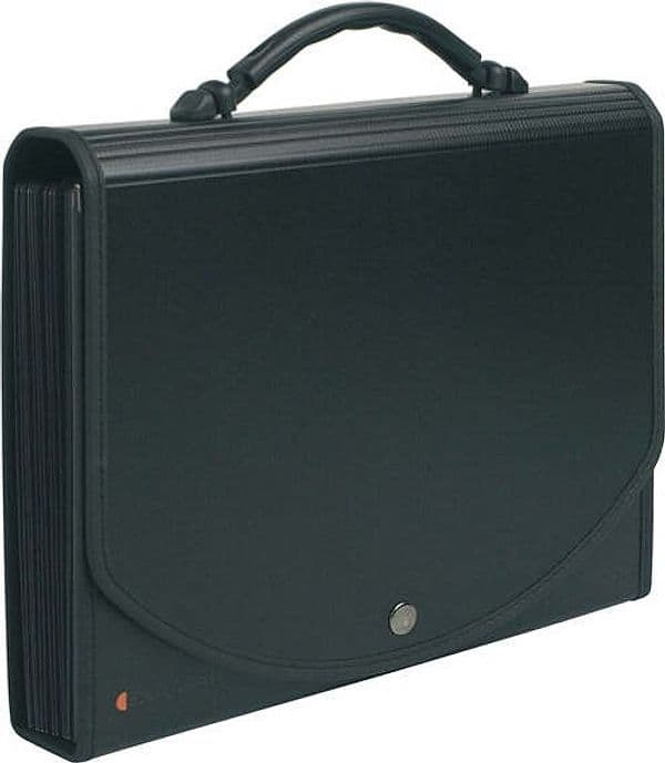 Classificatore Exacase - 13 tasche - PPL - 33x26 cm - nero - Exacompta Cancelleria e prodotti per ufficio/Archivio ufficio e accessori per scrivania/Raccoglitori e accessori per raccoglitori/Raccoglitori/Raccoglitori a leva per documenti Eurocartuccia - Pavullo, Commerciovirtuoso.it