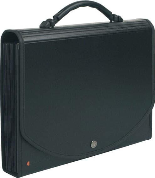 Classificatore Exacase - 13 tasche - PPL - 33x26 cm - nero - Exacompta Cancelleria e prodotti per ufficio/Archivio ufficio e accessori per scrivania/Raccoglitori e accessori per raccoglitori/Raccoglitori/Raccoglitori a leva per documenti Eurocartuccia - Pavullo, Commerciovirtuoso.it