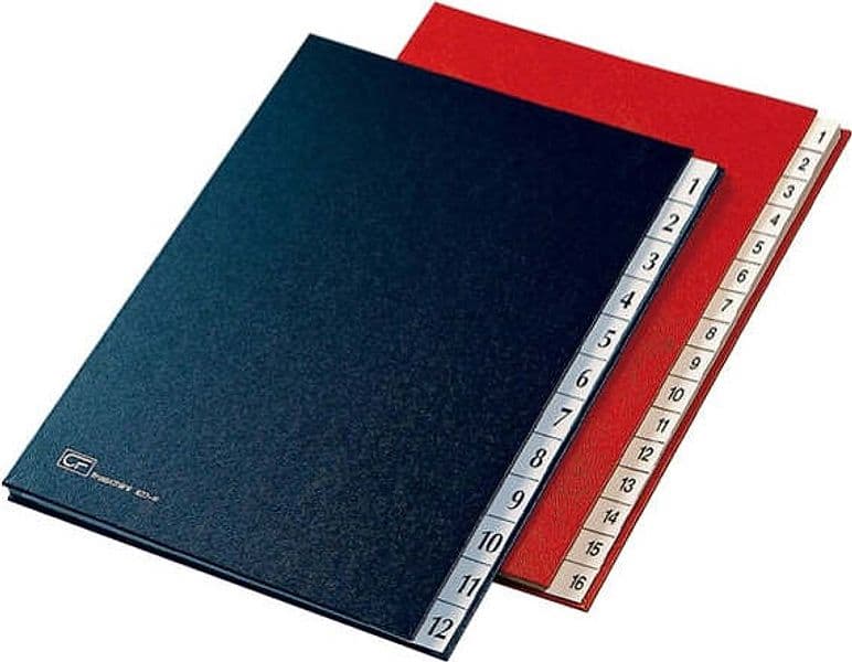 Classificatore numerico 1-12 - 24x34 cm - rosso - Fraschini Cancelleria e prodotti per ufficio/Archivio ufficio e accessori per scrivania/Raccoglitori e accessori per raccoglitori/Raccoglitori/Raccoglitori a leva per documenti Eurocartuccia - Pavullo, Commerciovirtuoso.it