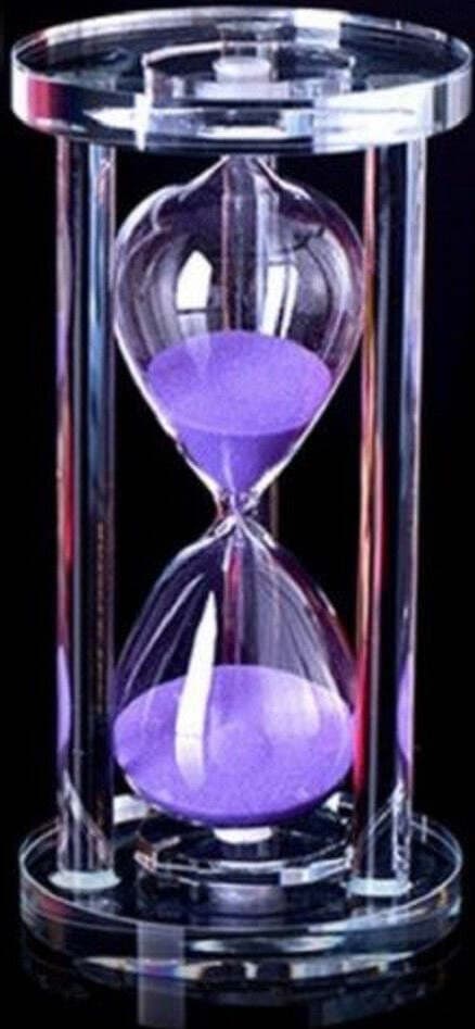 Clessidra In Vetro Crystal Timer Sabbia Colorata Durata Tempo 5 Minuti Statuine Trade Shop italia - Napoli, Commerciovirtuoso.it