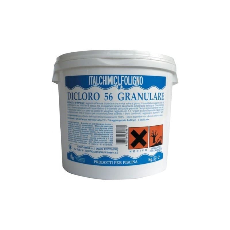 CLORO-IN-POLVERE-PER-PISCINE-HCL-56--Conf.-5-Kg.