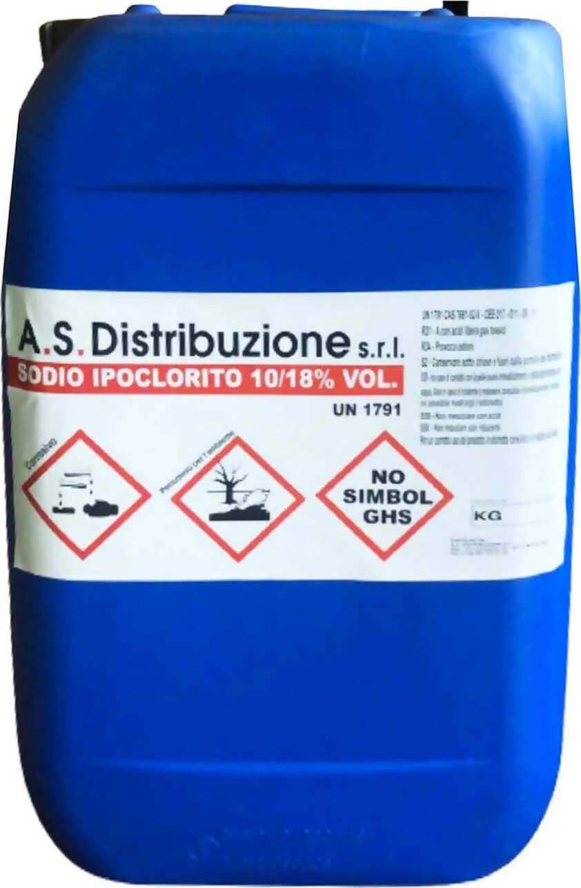 Cloro Liquido per Piscine Confezione 25 Kg Cloro Ipoclorito Di Sodio 18% Sanificante Disinfettante Battericida per Manutenzione Acqua Delle Piscine Giardino e giardinaggio/Piscine vasche idromassaggio e accessori/Prodotti chimici e tester Ph/Cloro Tech Service - Melito di Napoli, Commerciovirtuoso.it