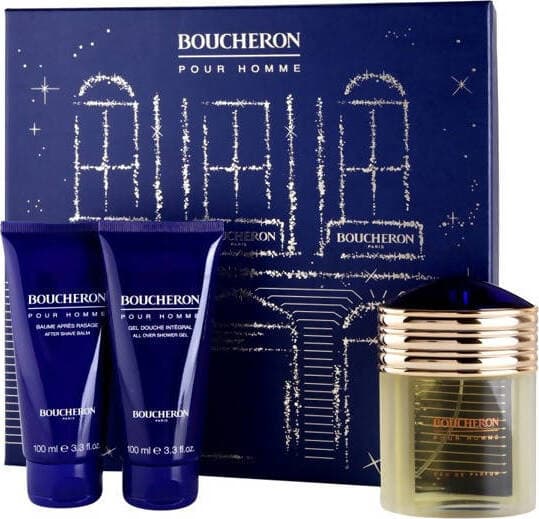 Cofanetto Uomo Boucheron Produmo Uomo Edp 100 Ml + After Shave 100 Ml + Gel Duc 100 Ml Boucheron Pour Homme confezione regalo SG Store - Nicosia, Commerciovirtuoso.it