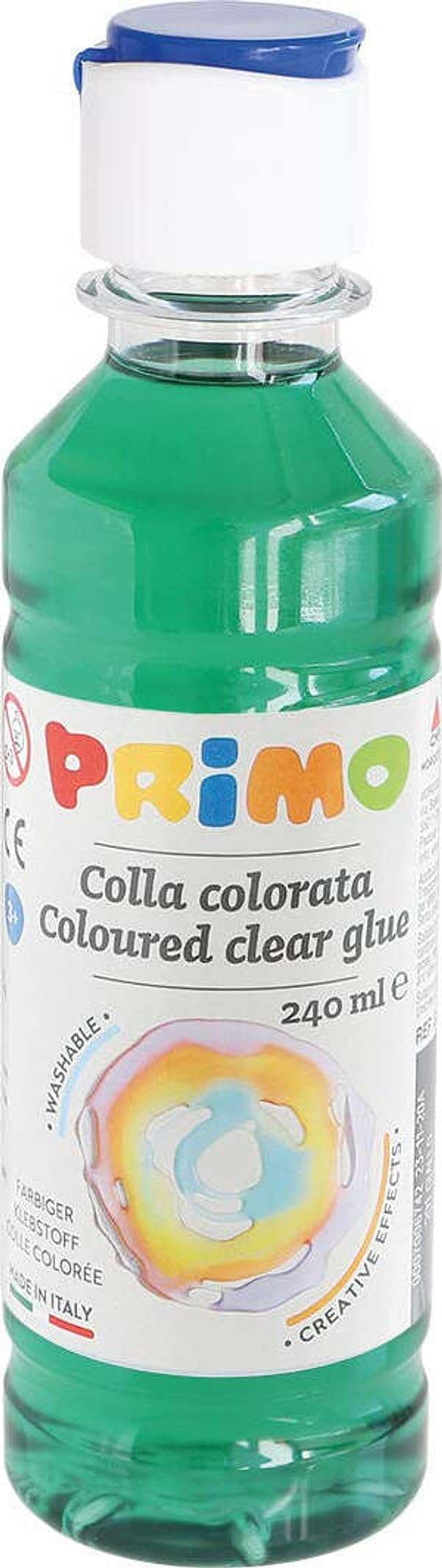 Colla-Colorata-Primo-Colore-Verde-Flacone-da-240-ml
