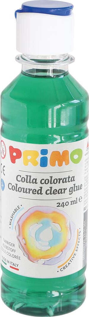 Colla-Colorata-Primo-Colore-Verde-Flacone-da-240-ml
