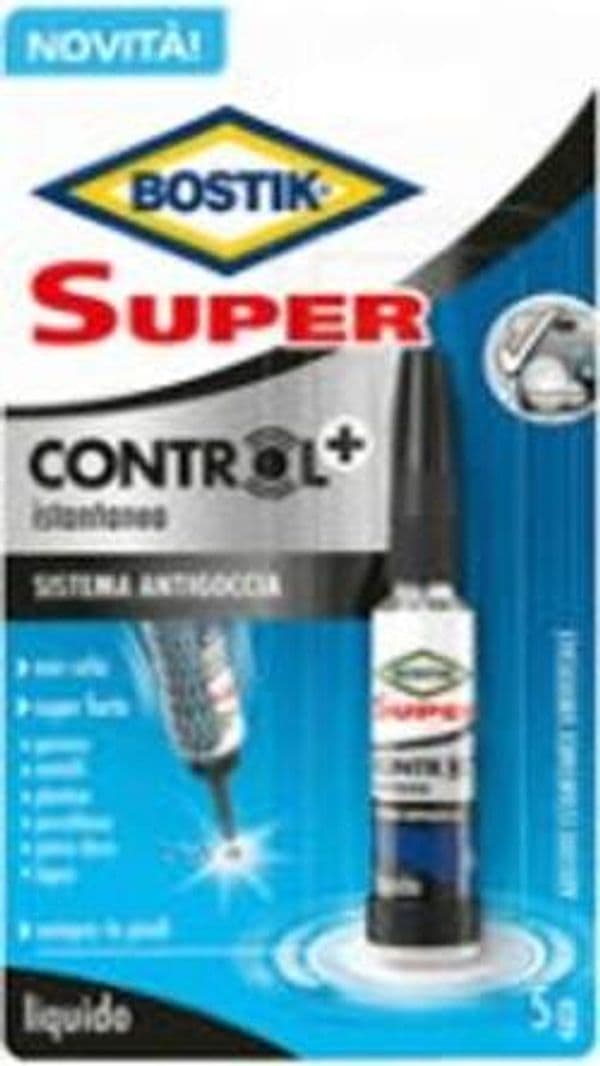 Colla istantanea Super Control - universale - c-sistema antigoccia - 5 gr - Bostik
