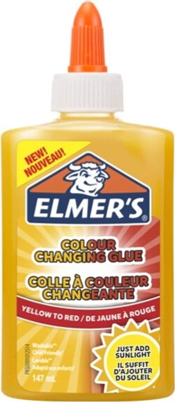 Colla liquida CambiaColore Slime - flacone 147 ml - da giallo a rosso - Elmer's Newell Cancelleria e prodotti per ufficio/Archivio ufficio e accessori per scrivania/Nastri colle elastici e graffette/Adesivi e colle/Adesivi spray Eurocartuccia - Pavullo, Commerciovirtuoso.it