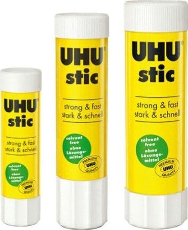 Colla UHU Stic - 40 gr - bianco - UHU Cancelleria e prodotti per ufficio/Archivio ufficio e accessori per scrivania/Nastri colle elastici e graffette/Adesivi e colle/Adesivi spray Eurocartuccia - Pavullo, Commerciovirtuoso.it
