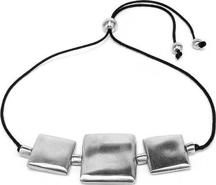 collana 3 placche quadrate in Collane CliV - Milazzo, commercioVirtuoso.it