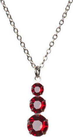 COLLANA CON CIONDOLO CRISTALLI DI SWAROVSKI ROSSO Moda/Donna/Gioielli/Collane Scontolo.net - Potenza, Commerciovirtuoso.it
