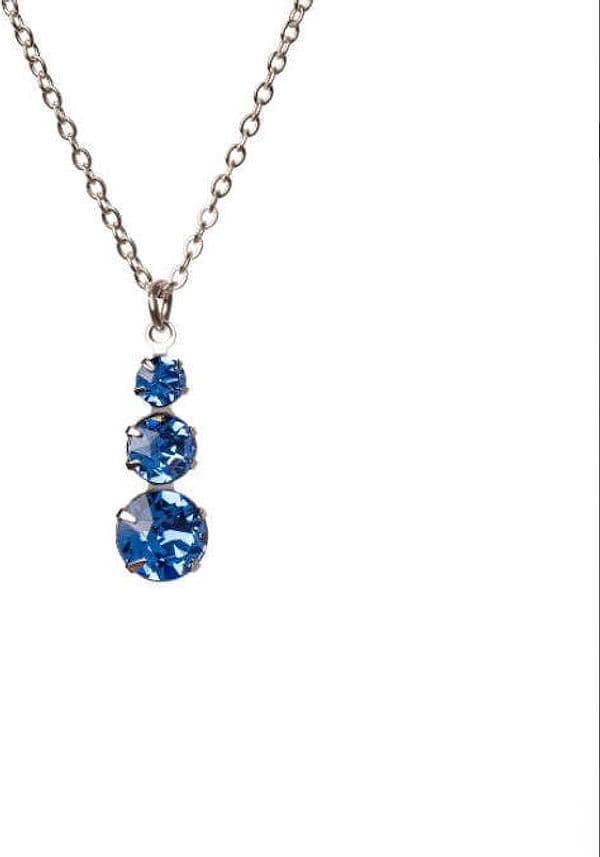 Collana Con Pendente Cristalli Di Swarovski Blu Moda/Donna/Gioielli/Collane Scontolo.net - Potenza, Commerciovirtuoso.it