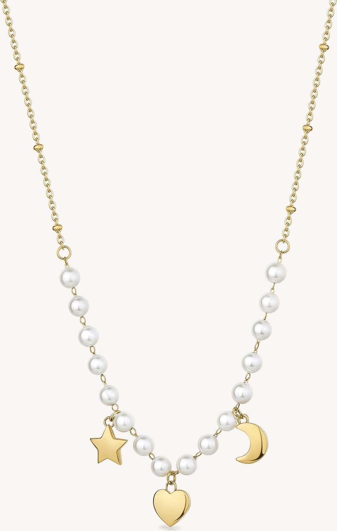 Collana Donna Brosway Bah80 Con Pendenti Cuore Stella Luna in Collane Gioielleria Cameli - Monte Urano, commercioVirtuoso.it
