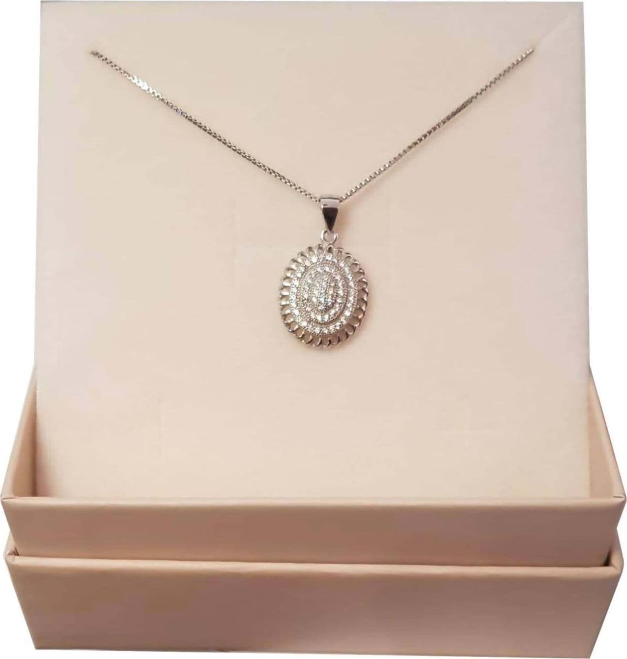 Collana donna in Argento pavee' Di Zirconi pendente taglio diamante Collana E Pendente Di Produzione Italiana in Collane E B Gioielli - Siderno, commercioVirtuoso.it