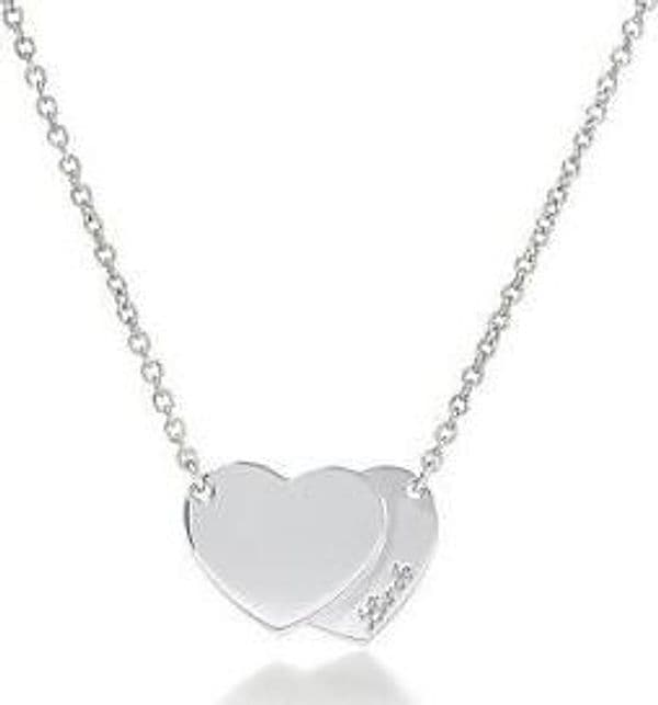 Collana Donna Liu Jo Lj279 Con Pendente Cuore Doppio in Collane Gioielleria Cameli - Monte Urano, commercioVirtuoso.it