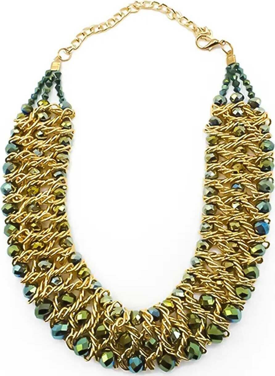 Collana Girocollo Shine Da Donna Collana Elegante Con Perle E Chiusura Regolabile Moda/Donna/Gioielli/Collane Leclaf - Napoli, Commerciovirtuoso.it
