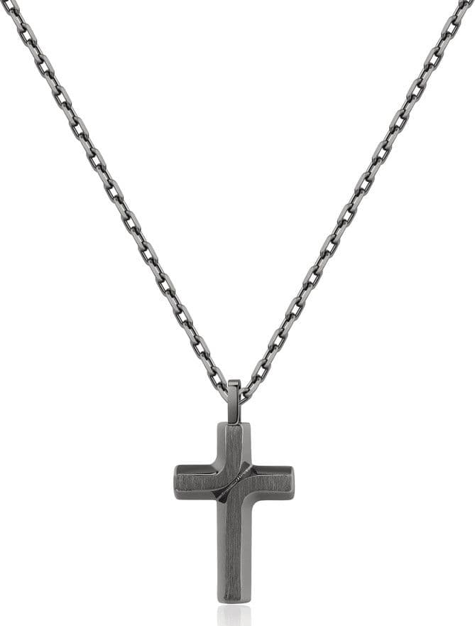 Collana Uomo Brosway Bbc06 Con Pendente Croce in Acciaio in Collane Gioielleria Cameli - Monte Urano, commercioVirtuoso.it