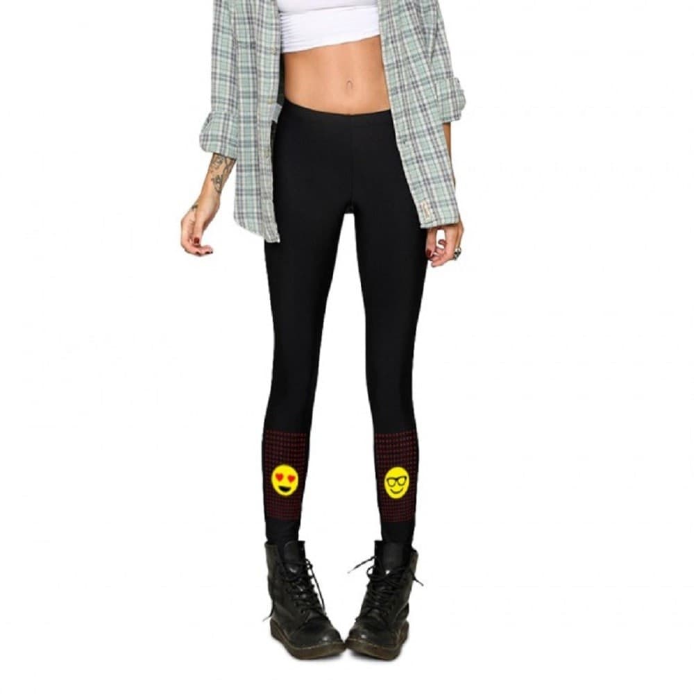 Collant Pantacollant Nero 80 Den Taglia Unica Tendenza Con Fantasia Stampa Emoji Moda/Donna/Abbigliamento/Calze e collant/Collant e calzamaglie Trade Shop italia - Napoli, Commerciovirtuoso.it