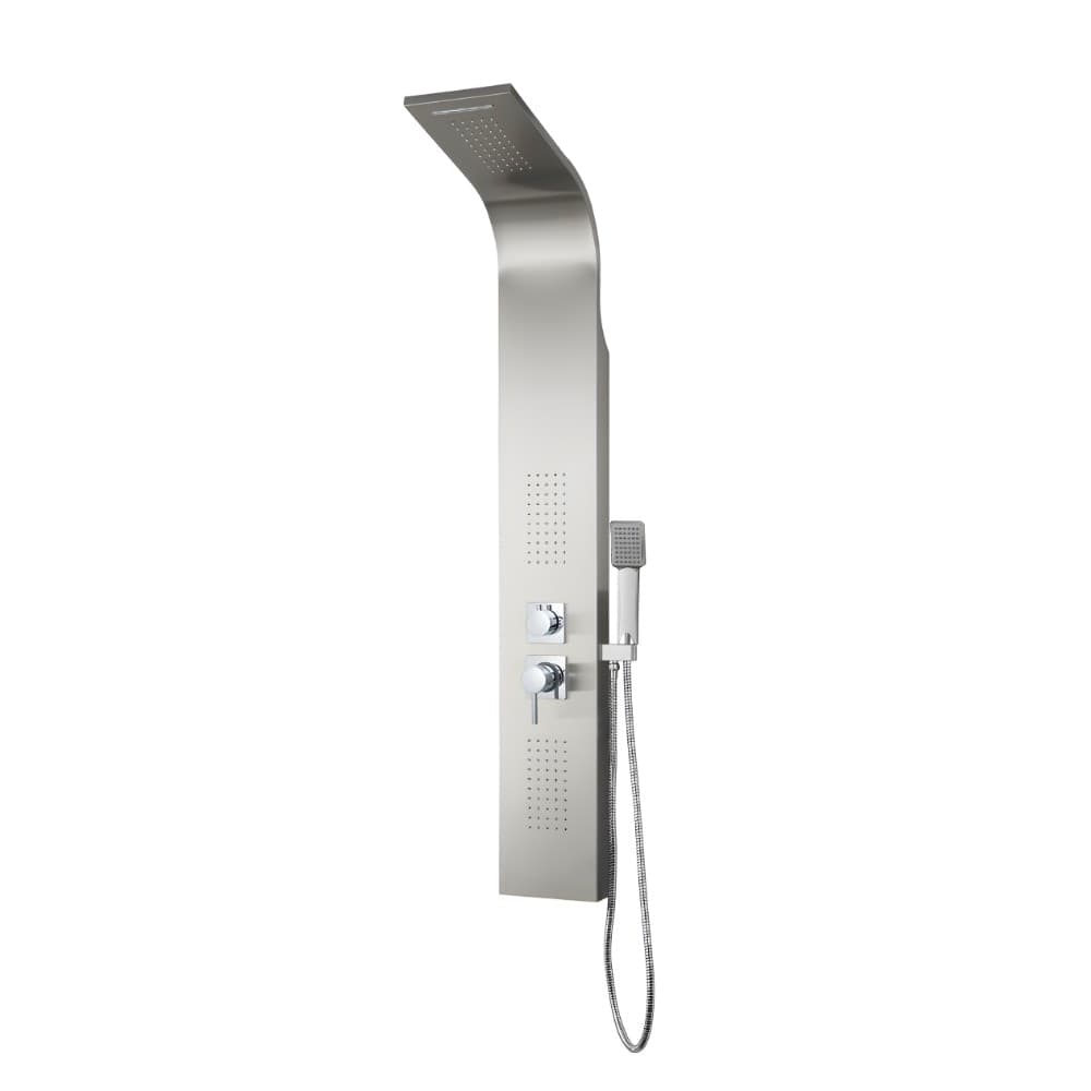 Colonna Doccia 001 4 Funzioni Acciaio Inox Getto A Cascata 2 Bocchette Idro Lombari L20xP44xH140 Fai da te/Attrezzature per cucine e bagni/Attrezzature per bagni/Docce e componenti doccia/Filtri supporti e soffioni doccia/Docce fisse Ogomondo - Martina Franca, Commerciovirtuoso.it