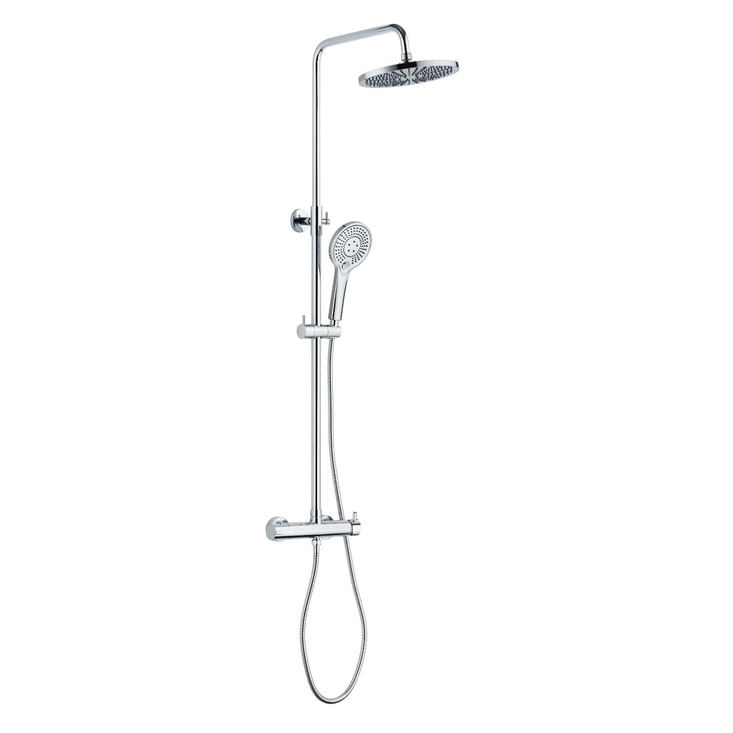 Colonna Doccia Attrezzata 010 Ottone Cromato Termostatica 2 Funzioni Soffione Doccetta Quadro Fai da te/Attrezzature per cucine e bagni/Attrezzature per bagni/Lavandini bagno/Lavabi Ogomondo - Martina Franca, Commerciovirtuoso.it