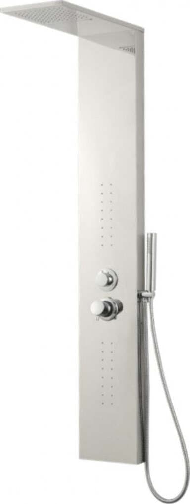 Colonna-Doccia-Attrezzata-Easy-in-Acciaio-Inox-Cascata-Cromo-Lucido-150x23x53