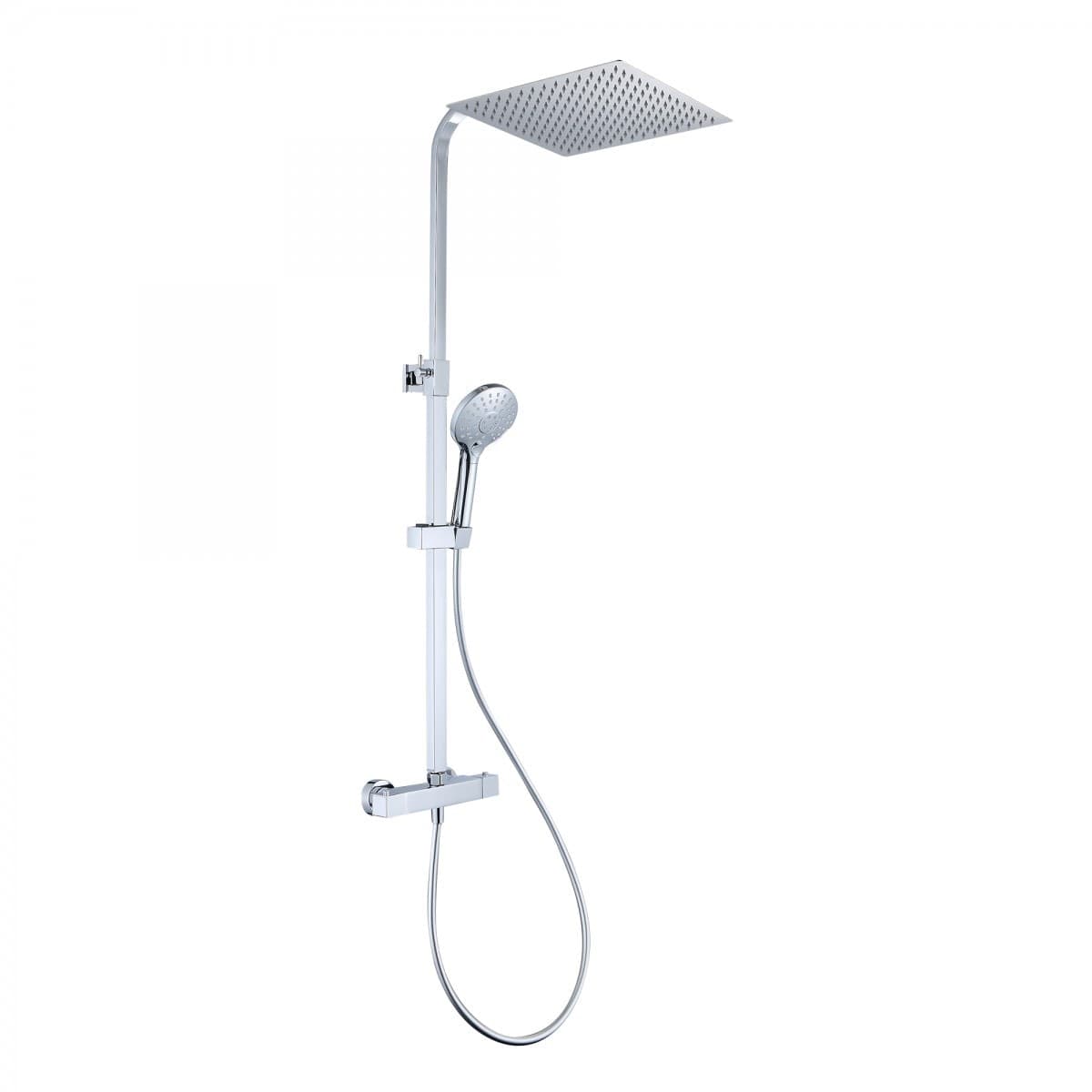 Colonna-Doccia-Termostatica-cromata-soffione-quadrato-25x25-Malta