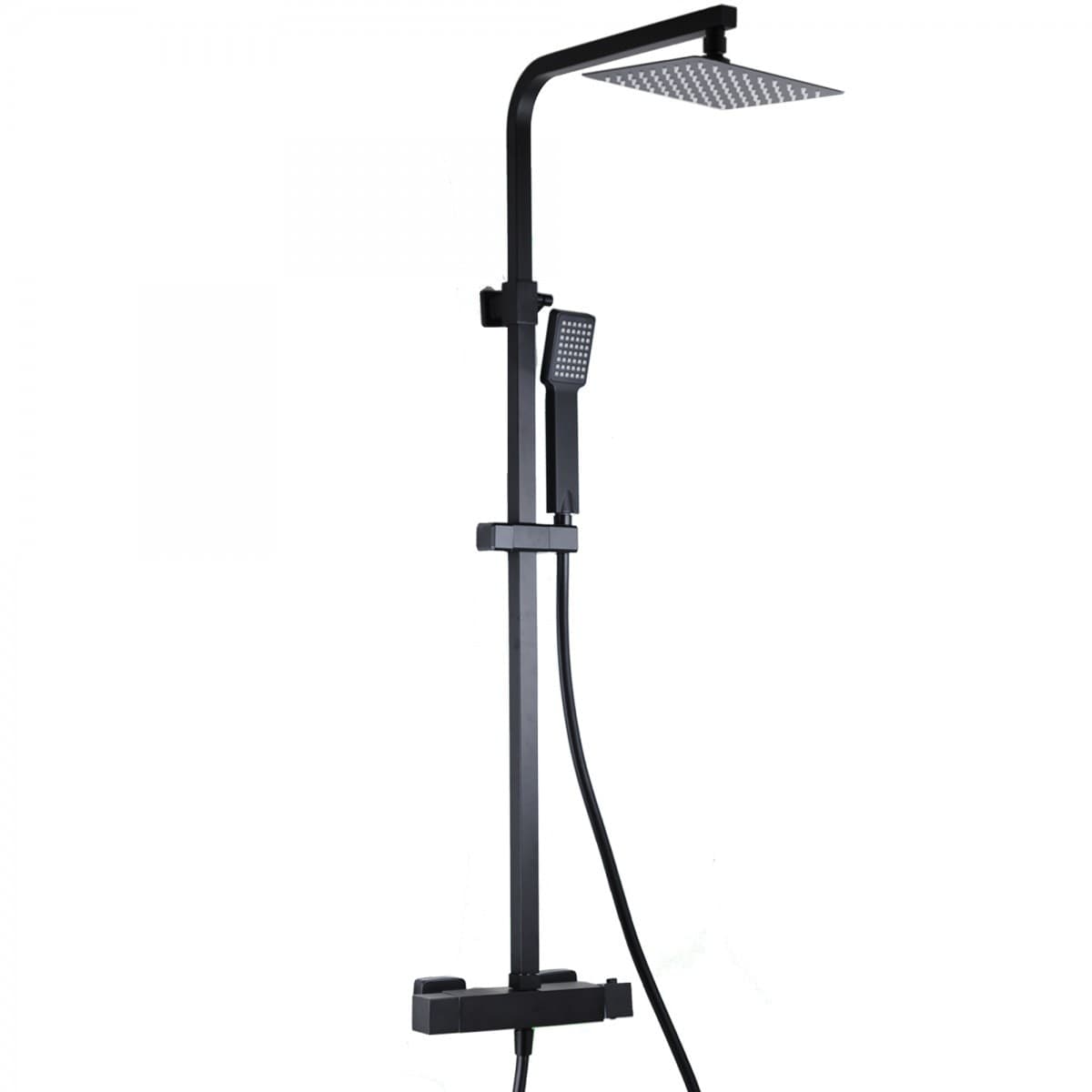 Colonna-Doccia-Termostatica-nero-opaco-soffione-20x20-e-doccetta-Noir