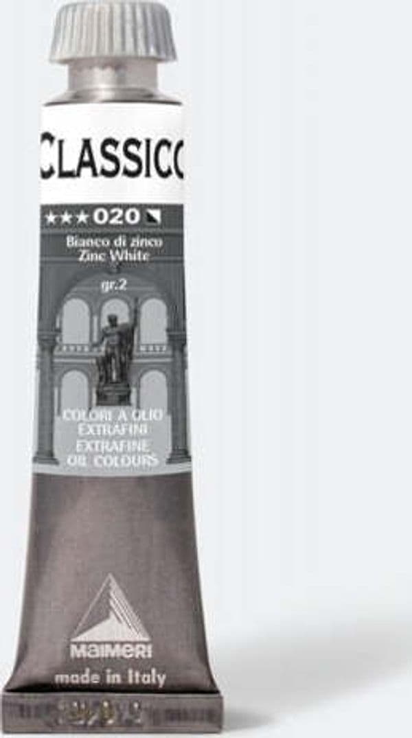 Colore a olio - extrafine - 20 ml - bianco di zinco - Maimeri Giochi e giocattoli/Attività creative/Accessori per disegnare e colorare/Pittura/Acquarelli Eurocartuccia - Pavullo, Commerciovirtuoso.it