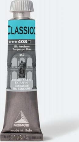 Colore a olio - extrafine - 20 ml - blu turchese - Maimeri Giochi e giocattoli/Attività creative/Accessori per disegnare e colorare/Pittura/Acquarelli Eurocartuccia - Pavullo, Commerciovirtuoso.it
