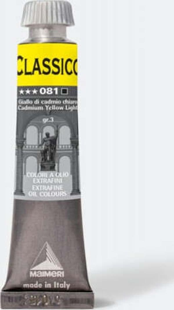 Colore a olio - extrafine - 20 ml - giallo di cadmio chiaro - Maimeri Giochi e giocattoli/Attività creative/Accessori per disegnare e colorare/Pittura/Acquarelli Eurocartuccia - Pavullo, Commerciovirtuoso.it