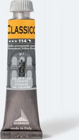 Colore a olio - extrafine - 20 ml - giallo permanente scuro - Maimeri Giochi e giocattoli/Attività creative/Accessori per disegnare e colorare/Pittura/Acquarelli Eurocartuccia - Pavullo, Commerciovirtuoso.it