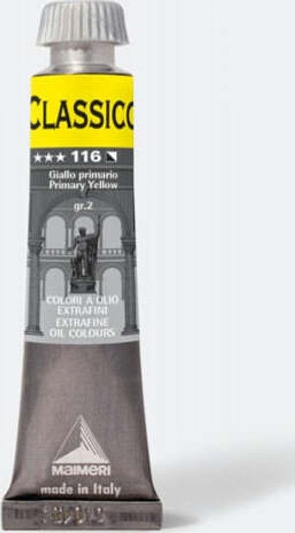 Colore a olio - extrafine - 20 ml - giallo primario - Maimeri Giochi e giocattoli/Attività creative/Accessori per disegnare e colorare/Pittura/Acquarelli Eurocartuccia - Pavullo, Commerciovirtuoso.it