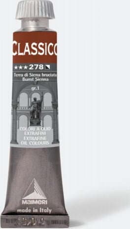 Colore a olio - extrafine - 20 ml - terra di Siena bruciato - Maimeri Giochi e giocattoli/Attività creative/Accessori per disegnare e colorare/Pittura/Acquarelli Eurocartuccia - Pavullo, Commerciovirtuoso.it