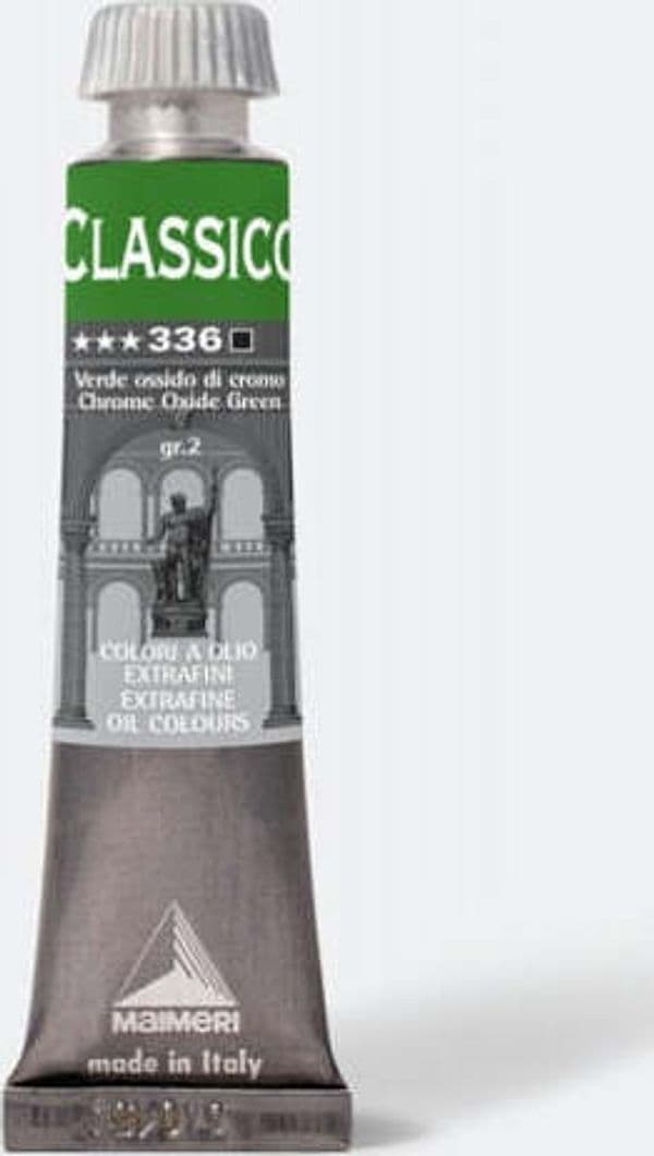 Colore a olio - extrafine - 20 ml - verde ossido di cromo - Maimeri Giochi e giocattoli/Attività creative/Accessori per disegnare e colorare/Pittura/Acquarelli Eurocartuccia - Pavullo, Commerciovirtuoso.it