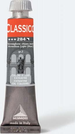 Colore a olio - extrafine - 20 ml - vermiglione chiaro imitazione - Maimeri Giochi e giocattoli/Attività creative/Accessori per disegnare e colorare/Pittura/Acquarelli Eurocartuccia - Pavullo, Commerciovirtuoso.it