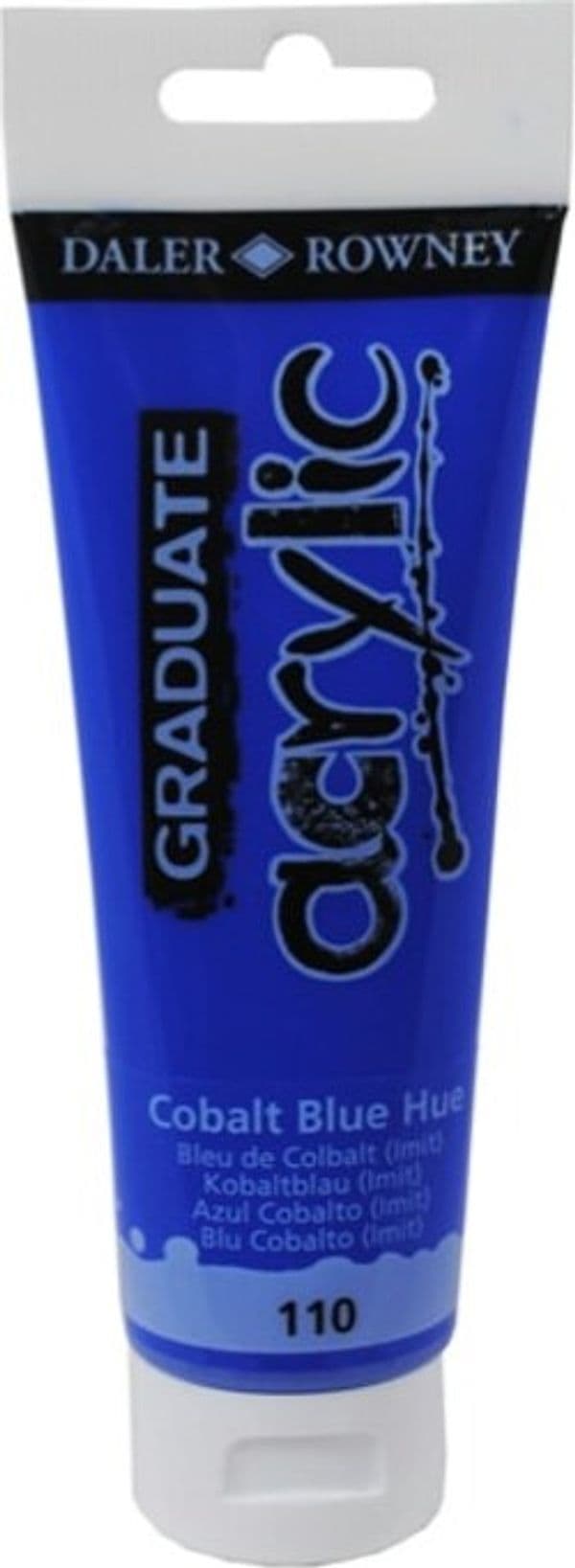 Colore acrilico fine Graduate - 120 ml - blu cobalto imitazione - Daler Rowney Giochi e giocattoli/Attività creative/Accessori per disegnare e colorare/Pittura/Acquarelli Eurocartuccia - Pavullo, Commerciovirtuoso.it