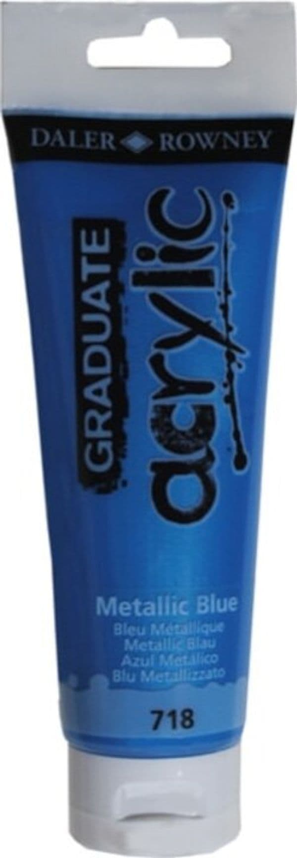 Colore acrilico fine Graduate - 120 ml - blu metal - Daler Rowney Giochi e giocattoli/Attività creative/Accessori per disegnare e colorare/Pittura/Acquarelli Eurocartuccia - Pavullo, Commerciovirtuoso.it