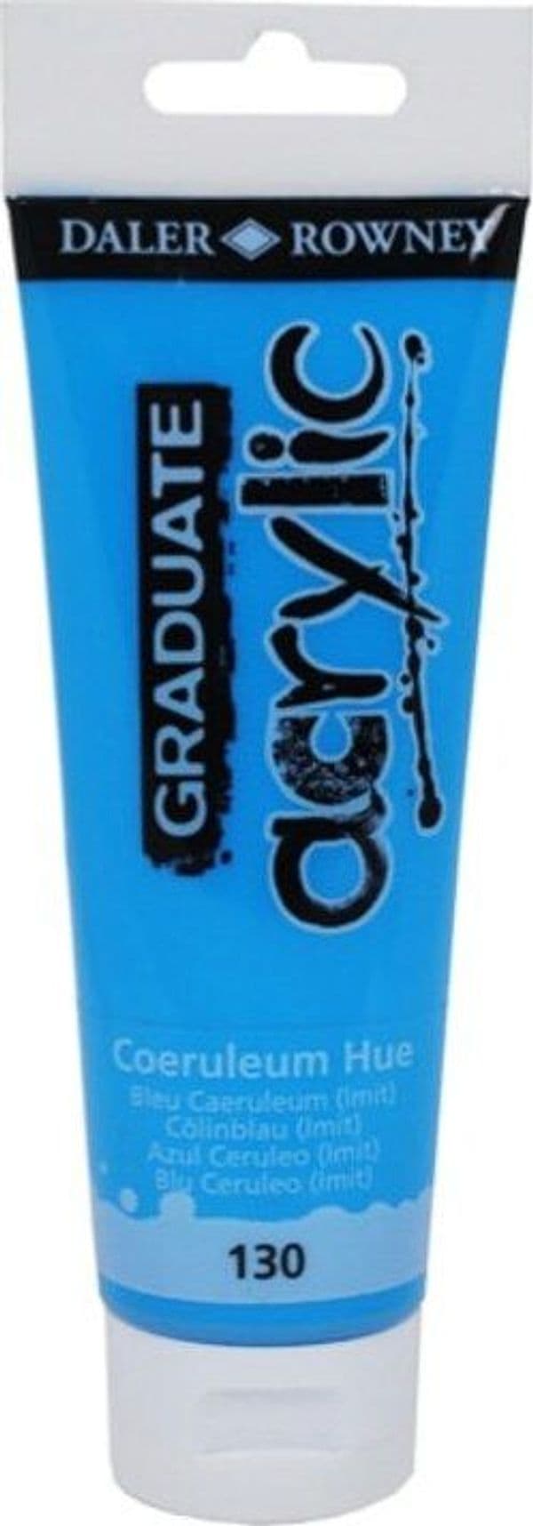 Colore acrilico fine Graduate - 120 ml - ceruleo imitazione - Daler Rowney Giochi e giocattoli/Attività creative/Accessori per disegnare e colorare/Pittura/Acquarelli Eurocartuccia - Pavullo, Commerciovirtuoso.it