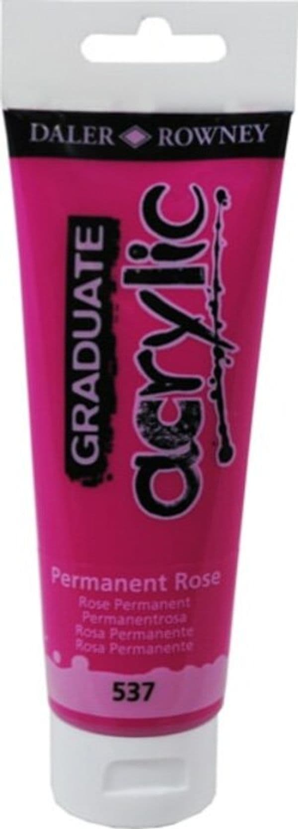 Colore acrilico fine Graduate - 120 ml - rosa permanente - Daler Rowney Giochi e giocattoli/Attività creative/Accessori per disegnare e colorare/Pittura/Acquarelli Eurocartuccia - Pavullo, Commerciovirtuoso.it