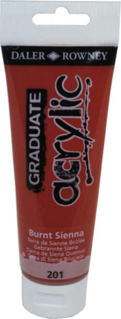 Colore acrilico fine Graduate - 120 ml - terra di Siena bruciata - Daler Rowney Giochi e giocattoli/Attività creative/Accessori per disegnare e colorare/Pittura/Acquarelli Eurocartuccia - Pavullo, Commerciovirtuoso.it