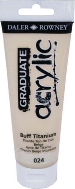 Colore acrilico fine Graduate - 120 ml - titanium buff - Daler Rowney Giochi e giocattoli/Attività creative/Accessori per disegnare e colorare/Pittura/Acquarelli Eurocartuccia - Pavullo, Commerciovirtuoso.it