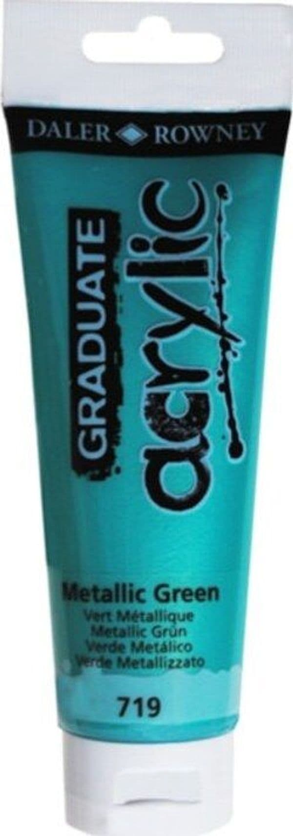Colore acrilico fine Graduate - 120 ml - verde metal - Daler Rowney Giochi e giocattoli/Attività creative/Accessori per disegnare e colorare/Pittura/Acquarelli Eurocartuccia - Pavullo, Commerciovirtuoso.it