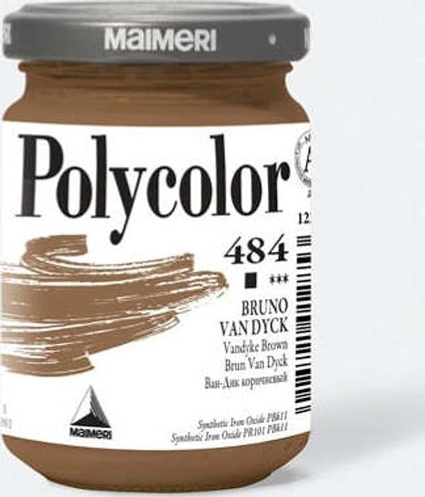 Colore vinilico Polycolor - 140 ml - Bruno Van Dyck - Maimeri Giochi e giocattoli/Attività creative/Accessori per disegnare e colorare/Pittura/Acquarelli Eurocartuccia - Pavullo, Commerciovirtuoso.it