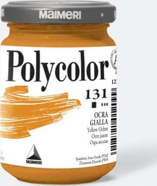Colore vinilico Polycolor - 140 ml - ocra gialla - Maimeri Giochi e giocattoli/Attività creative/Accessori per disegnare e colorare/Pittura/Acquarelli Eurocartuccia - Pavullo, Commerciovirtuoso.it