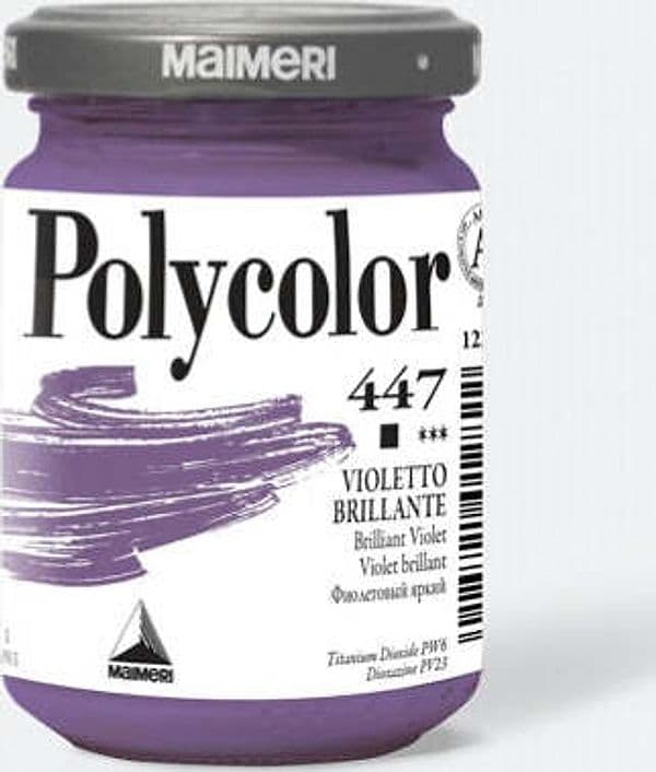 Colore vinilico Polycolor - 140 ml - violetto brillante - Maimeri Giochi e giocattoli/Attività creative/Accessori per disegnare e colorare/Pittura/Acquarelli Eurocartuccia - Pavullo, Commerciovirtuoso.it