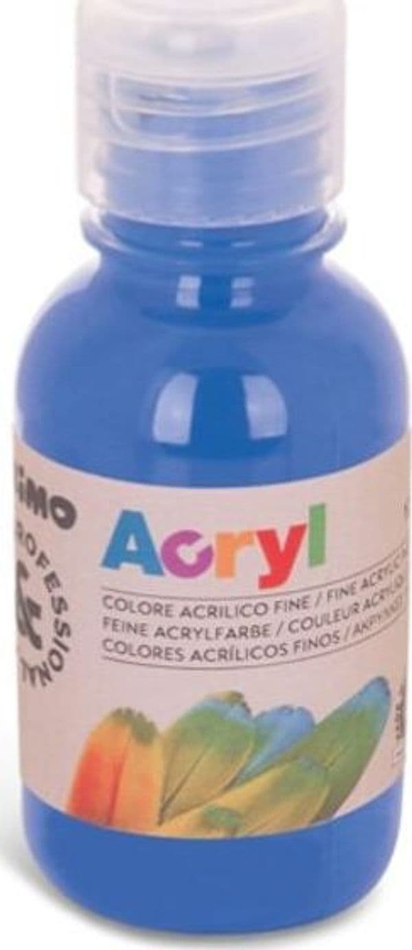 Colori Acryl - 125ml - blu cobalto - Primo Giochi e giocattoli/Attività creative/Accessori per disegnare e colorare/Pittura/Colori a tempera Eurocartuccia - Pavullo, Commerciovirtuoso.it