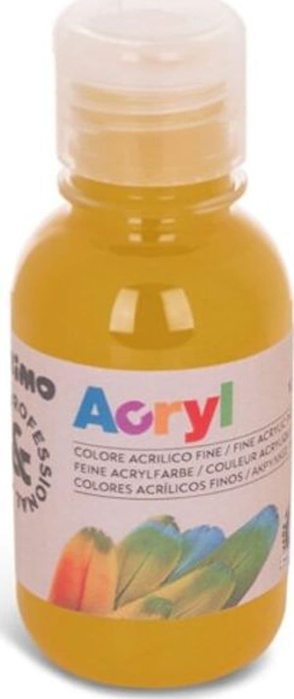 Colori Acryl - 125ml - giallo ocra - Primo Giochi e giocattoli/Attività creative/Accessori per disegnare e colorare/Pittura/Colori a tempera Eurocartuccia - Pavullo, Commerciovirtuoso.it