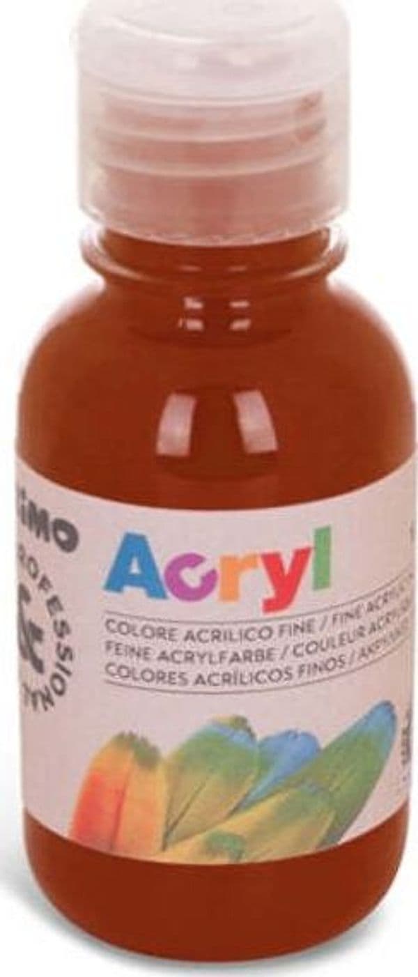 Colori Acryl - 125ml - terra di siena bruciata - Primo Giochi e giocattoli/Attività creative/Accessori per disegnare e colorare/Pittura/Colori a tempera Eurocartuccia - Pavullo, Commerciovirtuoso.it